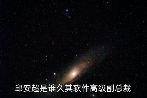 邱安超是誰久其軟件高級(jí)副總裁