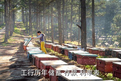 工行歷年儲(chǔ)蓄 存款 利率表