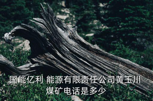 國能億利 能源有限責(zé)任公司黃玉川 煤礦電話是多少