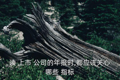 上市公司特定指標分析