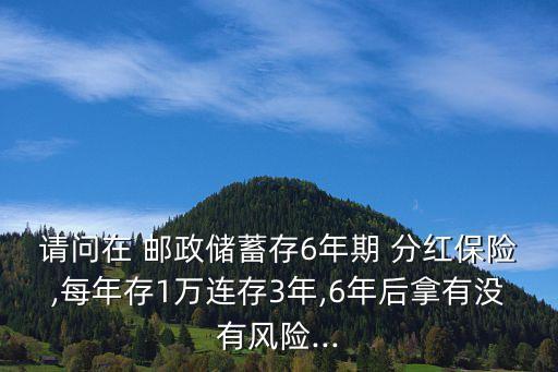 中國郵政分紅保險