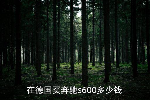 在德國(guó)買(mǎi)奔馳s600多少錢(qián)