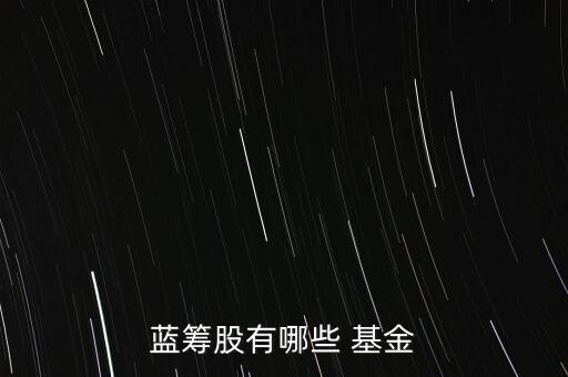 藍(lán)籌股有哪些 基金