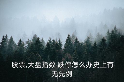  股票,大盤指數(shù) 跌停怎么辦史上有無先例