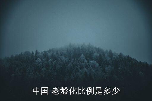 中國(guó) 老齡化比例是多少
