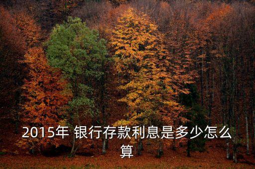 對(duì)于銀行來(lái)說(shuō)2015是怎樣的一年