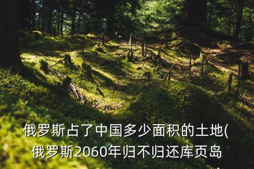  俄羅斯占了中國(guó)多少面積的土地( 俄羅斯2060年歸不歸還庫(kù)頁(yè)島