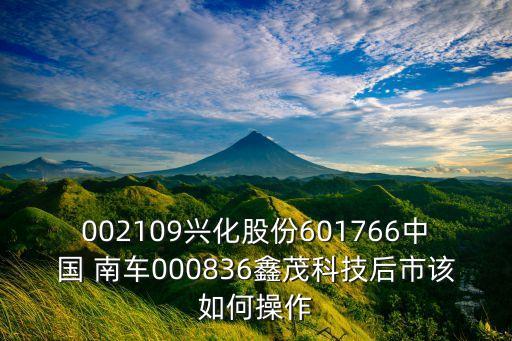 002109興化股份601766中國(guó) 南車000836鑫茂科技后市該如何操作