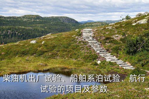 柴油機出廠試驗、船舶系泊試驗、航行試驗的項目及參數(shù)