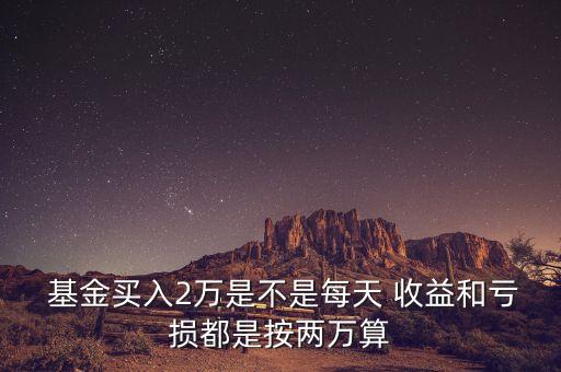 基金盈虧與收益,基金當日盈虧計算公式