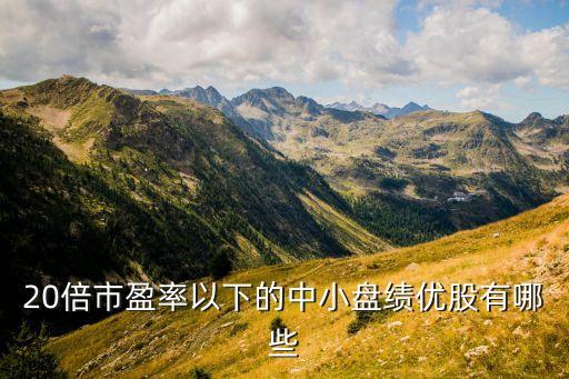 20倍市盈率以下的中小盤績優(yōu)股有哪些
