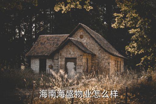  海南海盛物業(yè)怎么樣