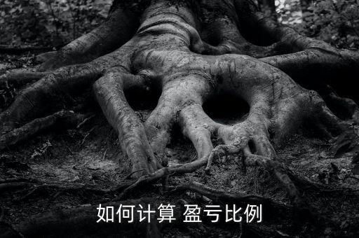 如何計(jì)算 盈虧比例