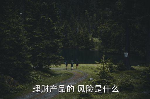  理財(cái)產(chǎn)品的 風(fēng)險(xiǎn)是什么
