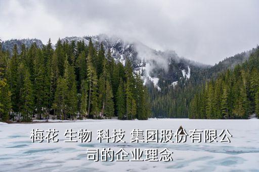  梅花 生物 科技 集團股份有限公司的企業(yè)理念