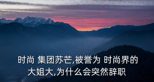 時尚集團董事長,贏家時尚集團董事長