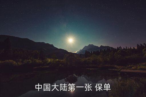 一億保單是哪間保險公司創(chuàng)造
