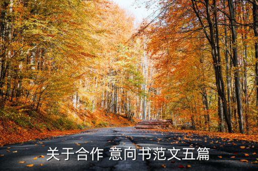 投資意向協(xié)議,投資合作協(xié)議書(shū)范本(最新版)