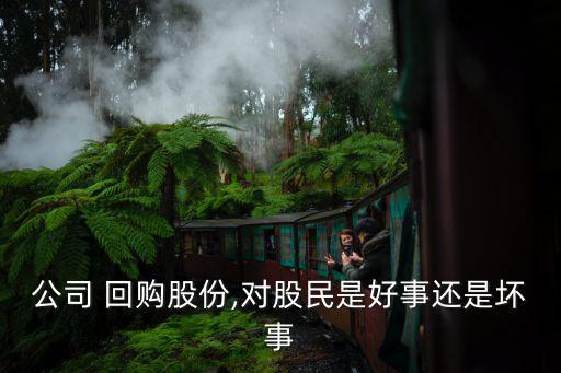 公司 回購股份,對(duì)股民是好事還是壞事
