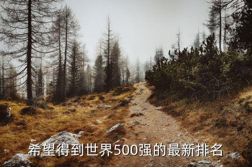 希望得到世界500強(qiáng)的最新排名