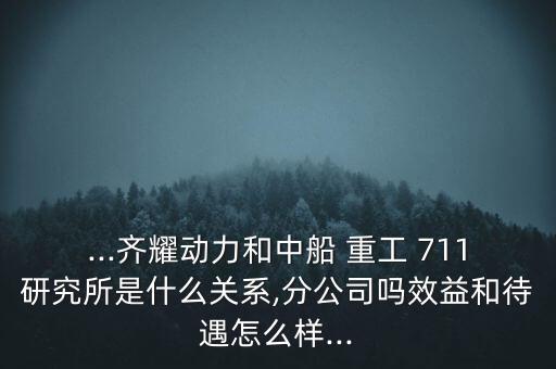 中國(guó)船舶重工集團(tuán)公司711所
