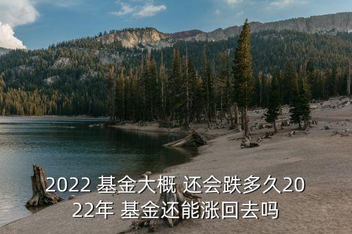 2022 基金大概 還會跌多久2022年 基金還能漲回去嗎
