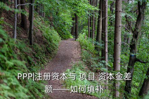 PPP|注冊資本與 項(xiàng)目 資本金差額——如何填補(bǔ)