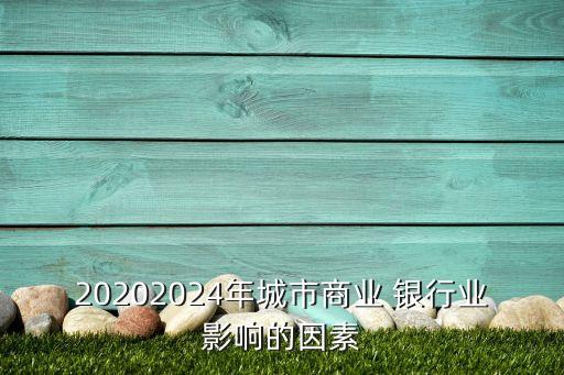 20202024年城市商業(yè) 銀行業(yè)影響的因素