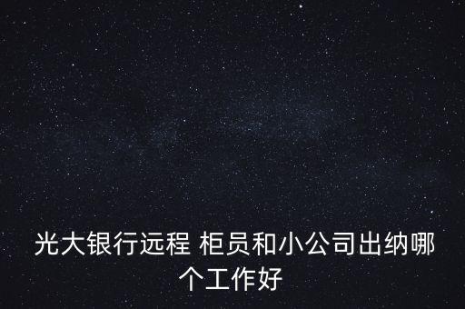 光大銀行柜員怎么樣,天津光大銀行遠程柜員怎么樣