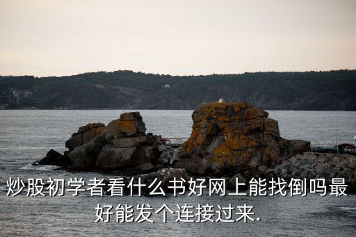 炒股初學(xué)者看什么書好網(wǎng)上能找倒嗎最好能發(fā)個(gè)連接過來.