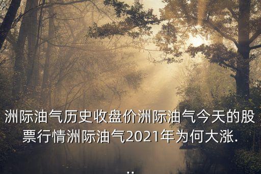 洲際油氣歷史收盤價(jià)洲際油氣今天的股票行情洲際油氣2021年為何大漲...