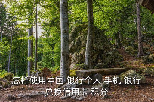 怎樣使用中國(guó) 銀行個(gè)人 手機(jī) 銀行兌換信用卡 積分