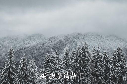 買 股票請(qǐng)幫忙:
