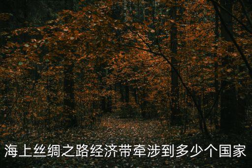 海上絲綢之路經(jīng)濟(jì)帶牽涉到多少個(gè)國家