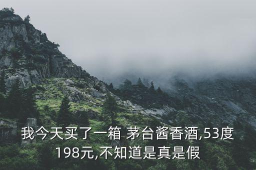 貴州茅臺集團的酒是假貨