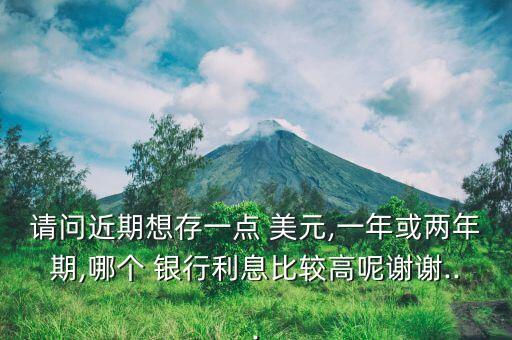 美元存哪個銀行好,如何開通美元賬戶