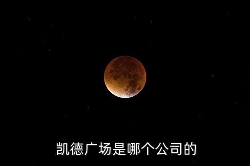  凱德廣場是哪個公司的