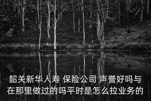 韶關(guān)新華人壽 保險公司 聲譽(yù)好嗎與在那里做過的嗎平時是怎么拉業(yè)務(wù)的