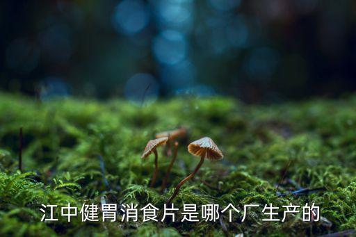  江中健胃消食片是哪個(gè)廠生產(chǎn)的