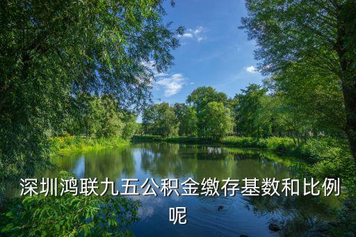  深圳鴻聯(lián)九五公積金繳存基數(shù)和比例呢