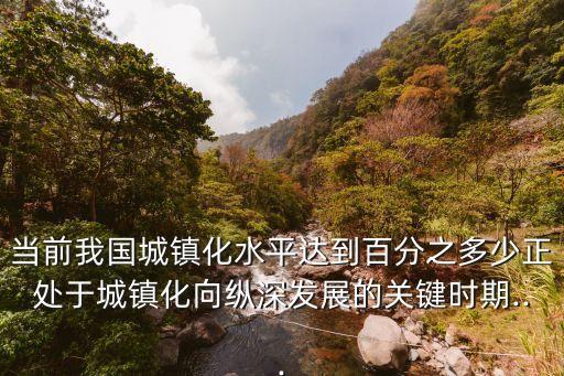 中國城市人口占總人口,城市人口占總人口的比例數值越高