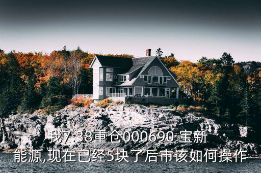 我7.38重倉000690 寶新 能源,現(xiàn)在已經(jīng)5塊了后市該如何操作