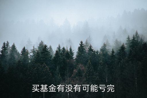 買基金有沒(méi)有可能虧完