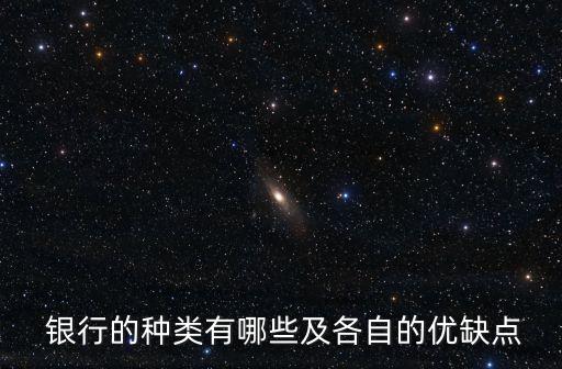  銀行的種類(lèi)有哪些及各自的優(yōu)缺點(diǎn)