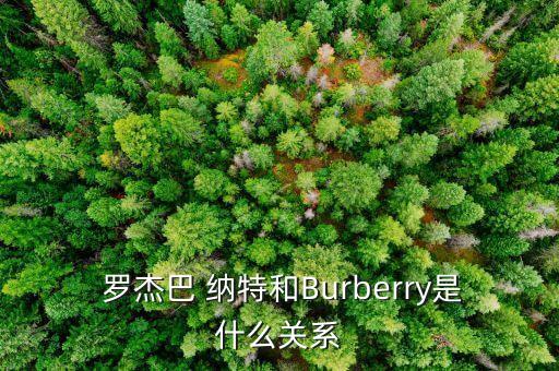  羅杰巴 納特和Burberry是什么關(guān)系