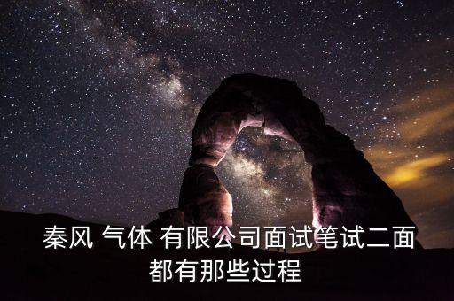  秦風 氣體 有限公司面試筆試二面都有那些過程