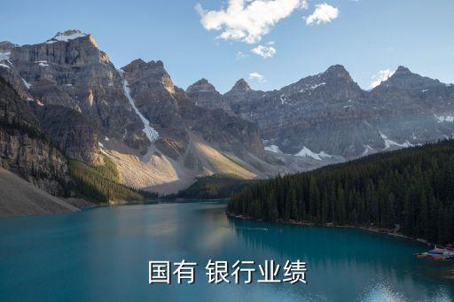 國有 銀行業(yè)績