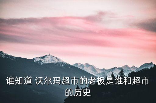 沃爾瑪中國首席運營