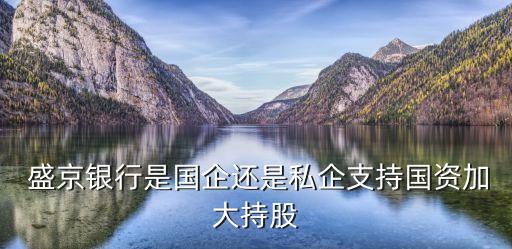  盛京銀行是國(guó)企還是私企支持國(guó)資加大持股