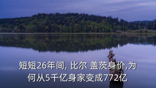 比爾 蓋茨賺了中國多少錢,比爾蓋茨的勵志故事200字